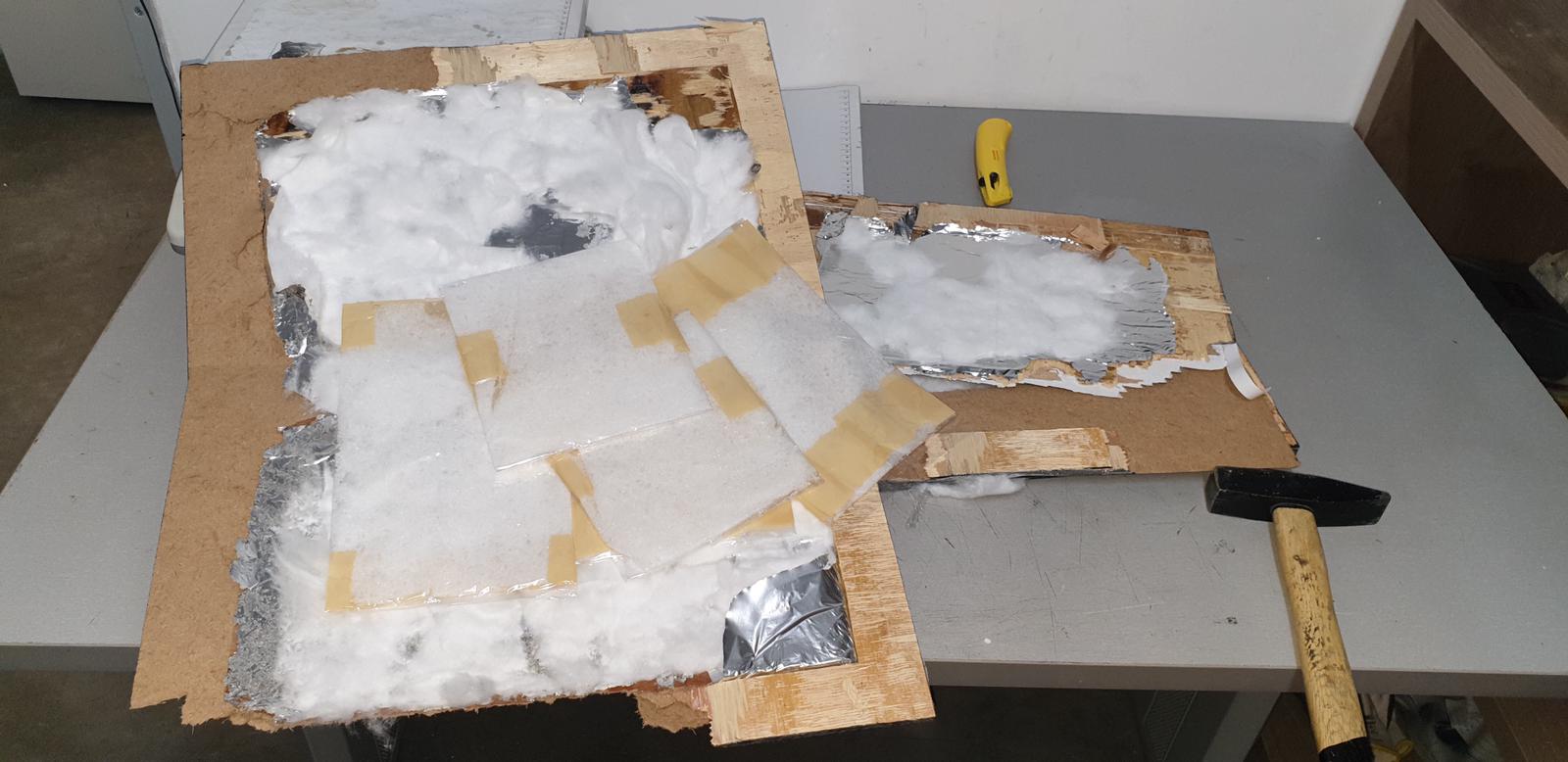 שקיות הסם (צילום: רשות המסים)